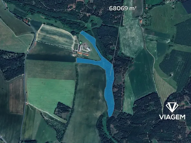 Prodej lesa, Úněšov, 68069 m2