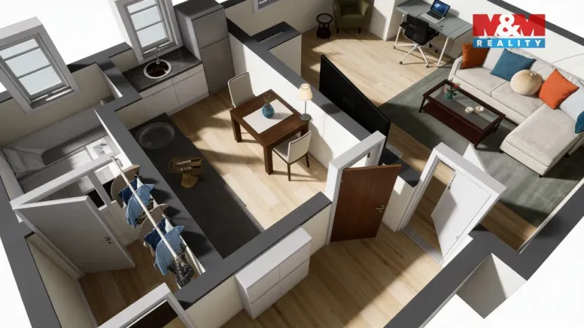 Prodej bytu 1+1, Chomutov, Blatenská, 36 m2