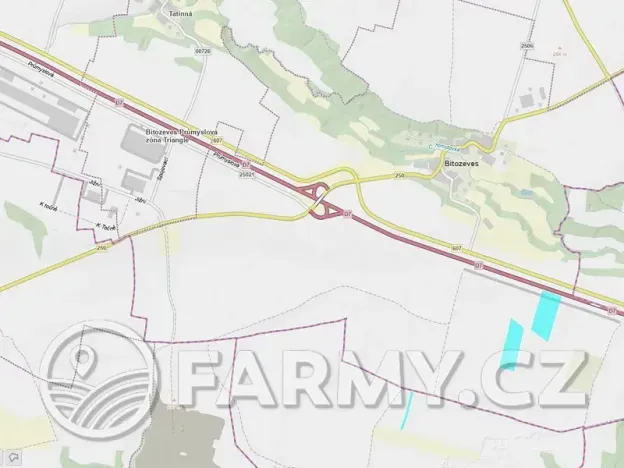 Prodej pole, Bitozeves, 97293 m2