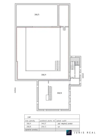 Prodej atypického bytu, Dolní Podluží, 246 m2