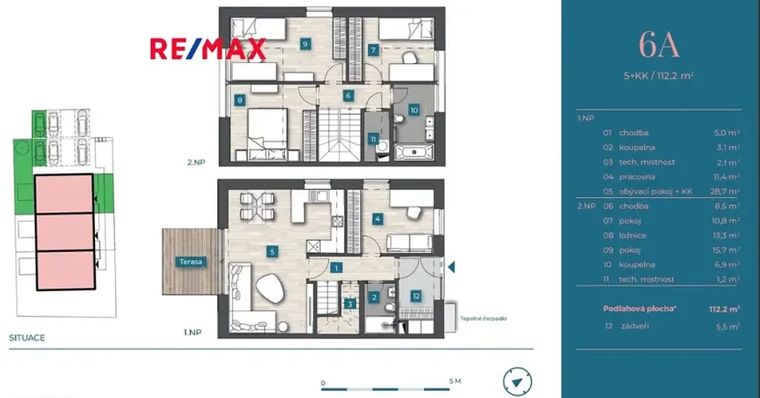 Prodej bytu 5+kk, Kutná Hora, Radimova, 113 m2