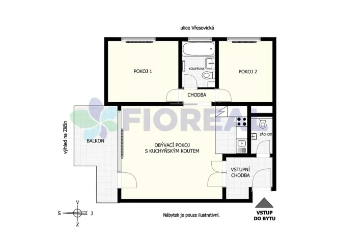 Prodej bytu 3+kk, Praha - Zličín, Vřesovická, 85 m2