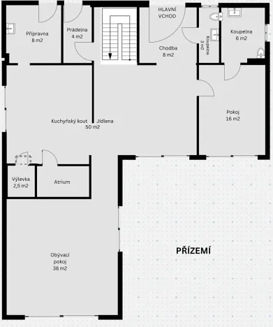 Prodej rodinného domu, Tři Dvory, 235 m2