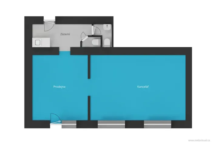 Pronájem obchodního prostoru, Praha - Žižkov, Sudoměřská, 104 m2