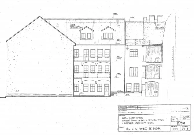 Prodej činžovního domu, Teplice, U Kamenných lázní, 388 m2