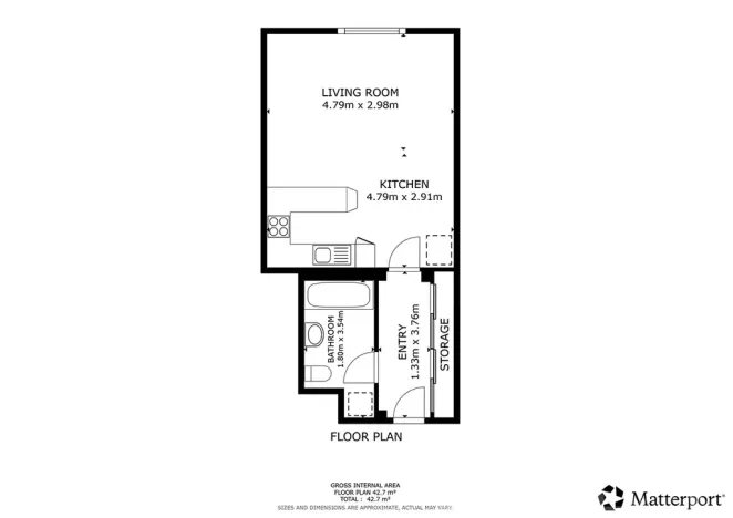 Pronájem bytu 1+kk, Praha - Michle, Jemnická, 39 m2