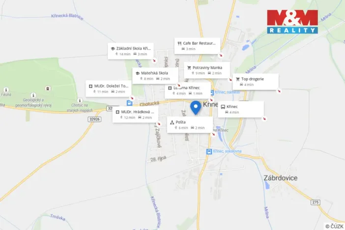 Prodej rodinného domu, Křinec, Dr. Chmelaře, 200 m2