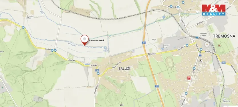 Prodej louky, Třemošná, 16129 m2