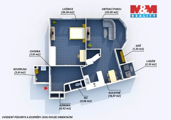 Prodej bytu 2+1, Praha - Libeň, U libeňského pivovaru, 81 m2