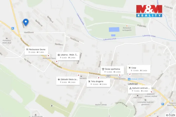 Pronájem bytu 3+1, Letohrad, Spořilov, 73 m2