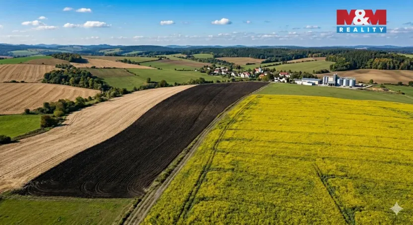 Prodej pole, Třemošná, 55404 m2