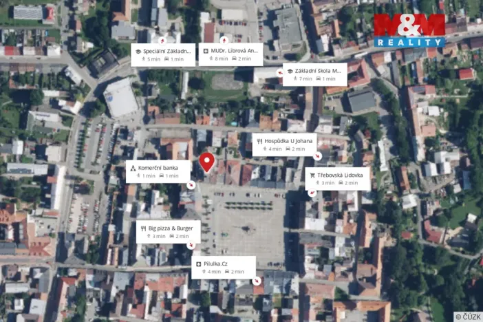 Prodej bytu 2+1, Moravská Třebová - Město, nám. T. G. Masaryka, 60 m2