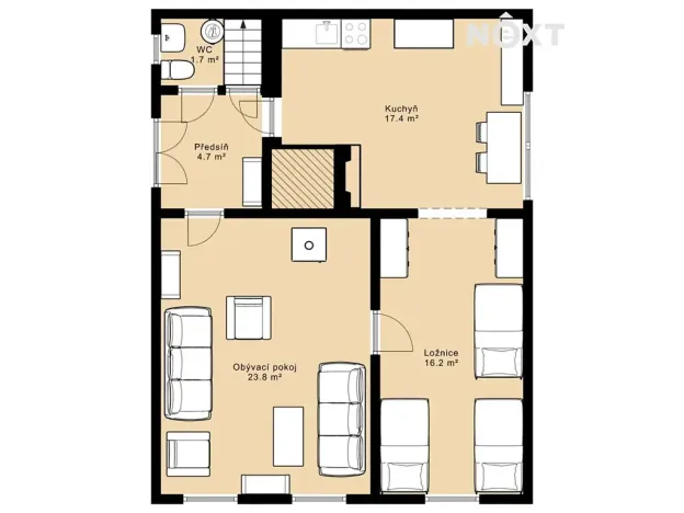 Prodej podílu chalupy, Petříkov, 250 m2