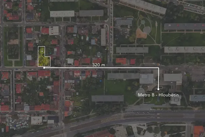 Prodej pozemku pro bydlení, Praha - Hloubětín, Mochovská, 901 m2