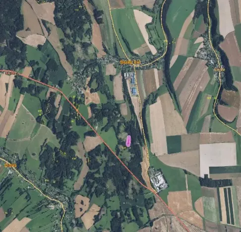 Prodej lesa, Široký Důl, 1408 m2