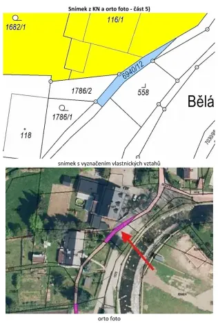 Prodej pozemku, Bělá pod Pradědem, 55 m2
