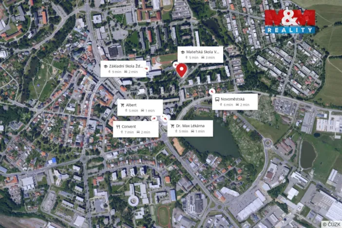 Prodej bytu 2+kk, Žďár nad Sázavou - Žďár nad Sázavou 4, Vančurova, 51 m2