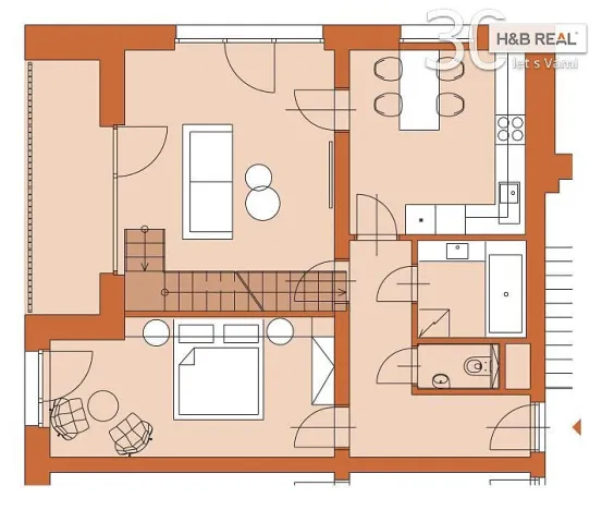 Prodej bytu 3+1, Halenkov, 107 m2