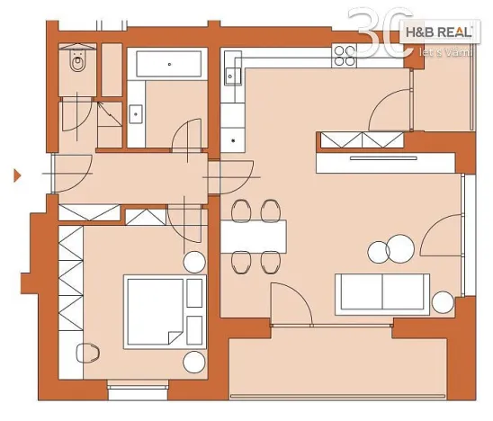 Prodej bytu 2+kk, Halenkov, 67 m2