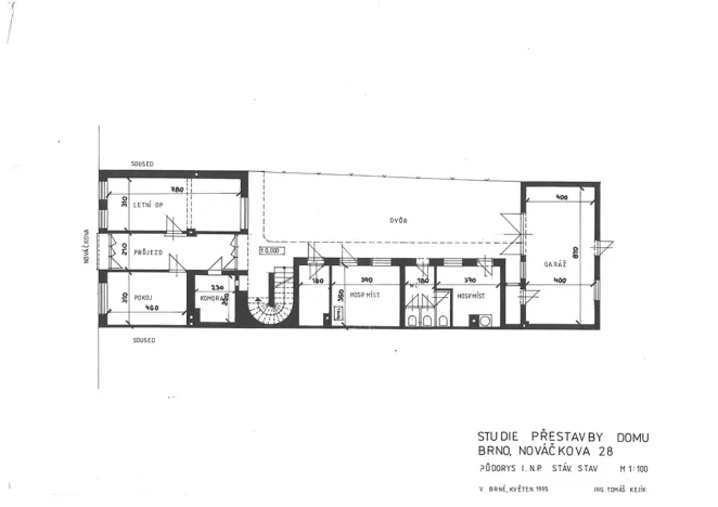 Prodej vícegeneračního domu, Brno, Nováčkova, 380 m2