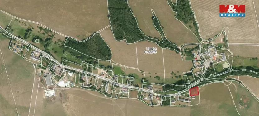 Prodej pozemku pro bydlení, Konstantinovy Lázně - Dlouhé Hradiště, 1302 m2