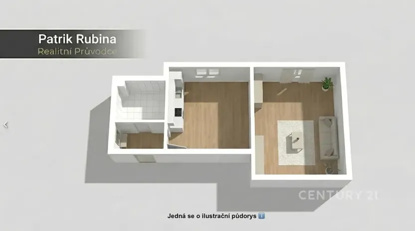 Pronájem bytu 2+kk, Orlová, V Zimném dole, 40 m2