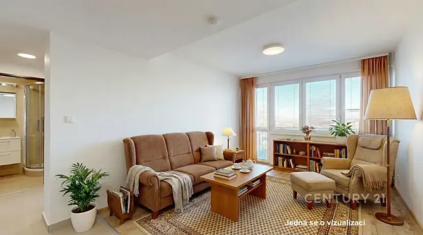 Pronájem bytu 2+kk, Ostrava, U Studia, 36 m2