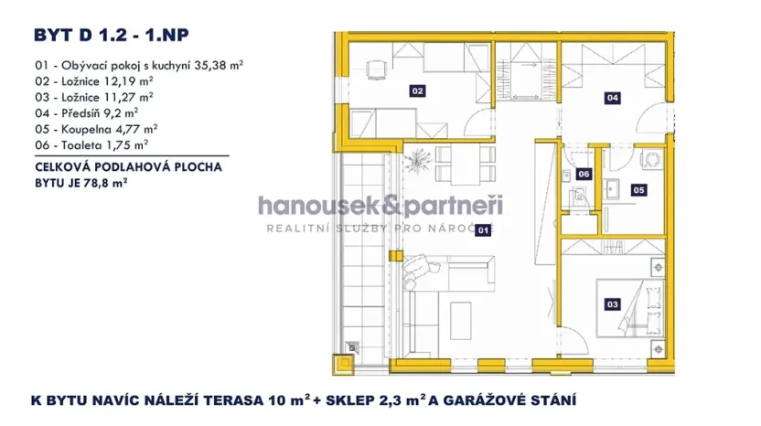 Prodej bytu 3+kk, Vrchlabí, Pražská, 78 m2