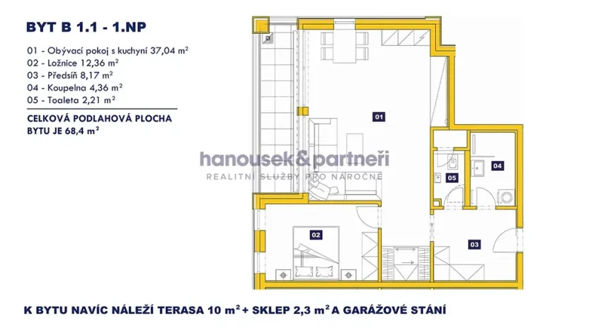 Prodej bytu 2+kk, Vrchlabí, Pražská, 68 m2