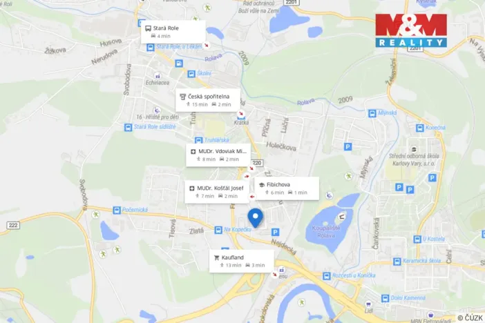 Prodej bytu 2+kk, Karlovy Vary - Rybáře, Rohová, 45 m2