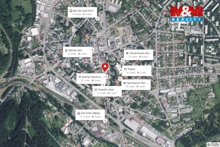 Pronájem obchodního prostoru, Ústí nad Orlicí, T. G. Masaryka, 170 m2