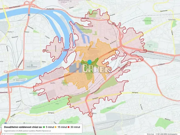 Pronájem bytu 2+1, Praha - Libeň, Sokolovská, 74 m2