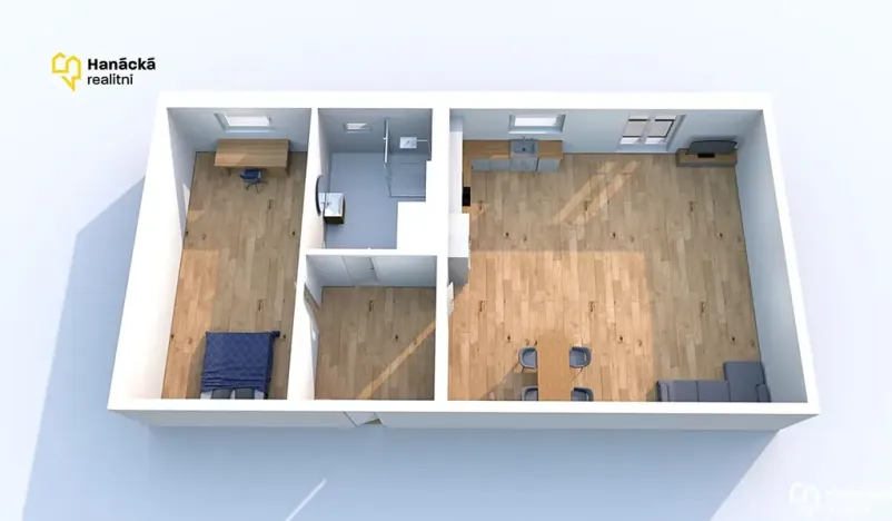 Pronájem bytu 2+kk, Olomouc, Hálkova, 61 m2