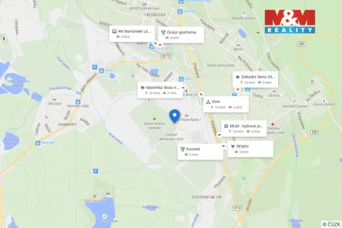 Prodej bytu 3+1, Mariánské Lázně - Úšovice, Ke Kasárnům, 63 m2