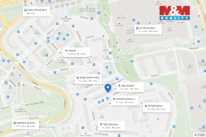 Prodej bytu 4+1, Praha - Černý Most, Vybíralova, 97 m2