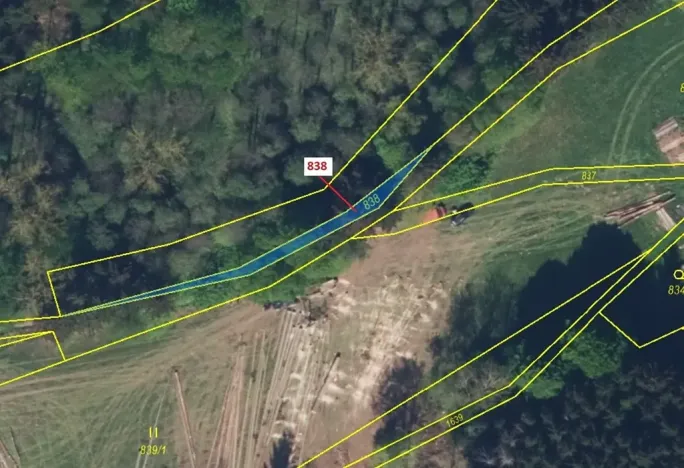 Dražba lesa, Ohnišov, 72 m2