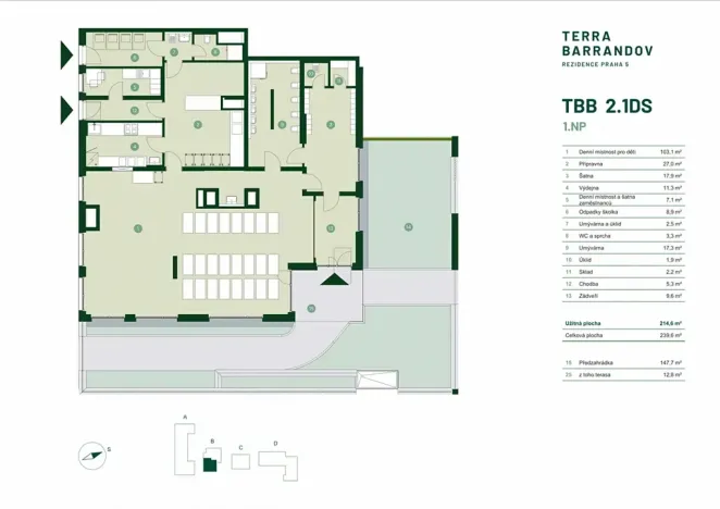 Prodej obchodního prostoru, Praha - Hlubočepy, Silurská, 239 m2