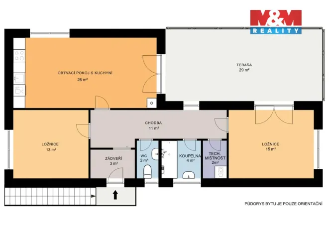Prodej bytu 3+kk, Moravské Knínice, Na Hrázi, 76 m2