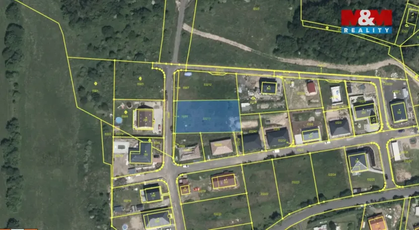 Prodej pozemku pro bydlení, Okounov, 1208 m2