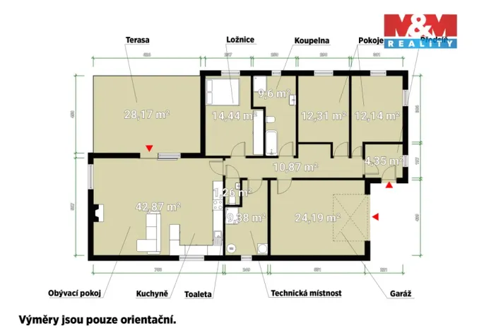 Prodej rodinného domu, Blovice - Hradiště, Procházkova, 161 m2