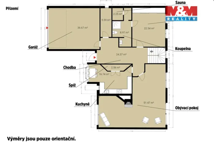Prodej rodinného domu, Psáry, Pod Skalou, 218 m2