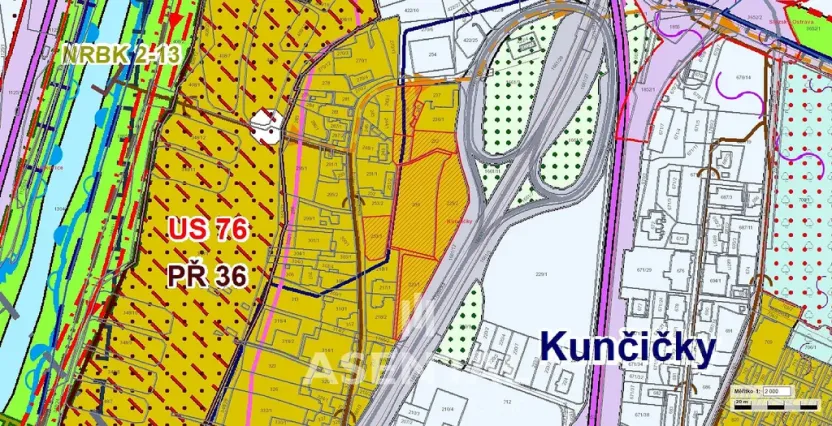 Prodej komerčního pozemku, Ostrava - Kunčičky, Rajnochova, 18754 m2