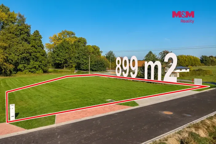 Prodej pozemku pro bydlení, Hrobice, 899 m2