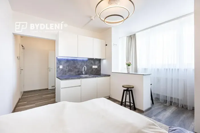 Pronájem bytu 1+kk, Praha - Střížkov, Děčínská, 22 m2