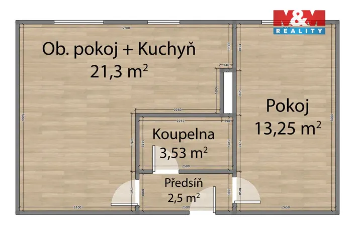 Pronájem bytu 2+kk, Částkov, 46 m2