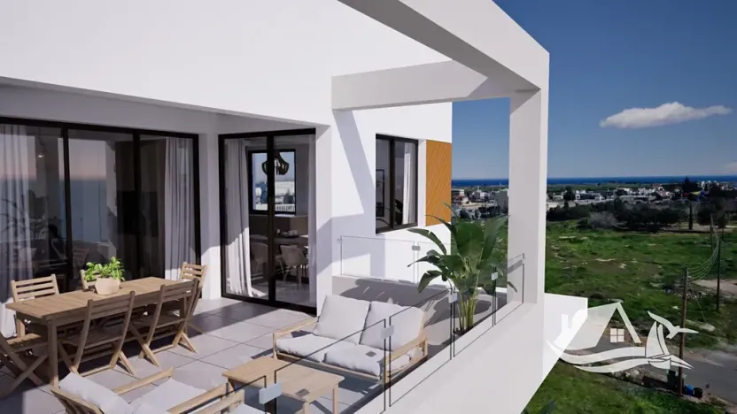 Prodej bytu 2+kk, Deryneia, Kypr, 50 m2