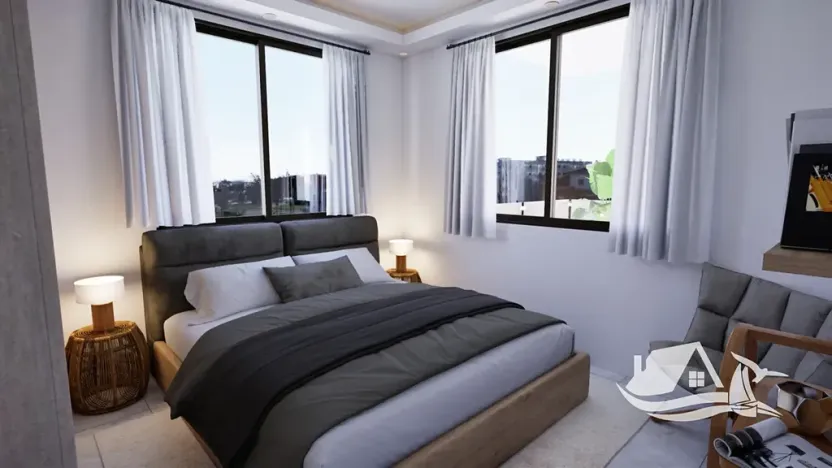 Prodej bytu 2+kk, Deryneia, Kypr, 50 m2