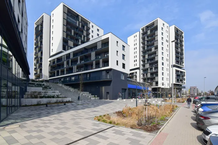 Pronájem bytu 1+kk, Praha - Modřany, Mezi vodami, 39 m2