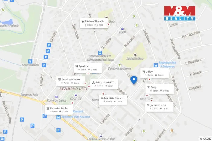 Prodej bytu 2+1, Sezimovo Ústí, Dukelská, 58 m2