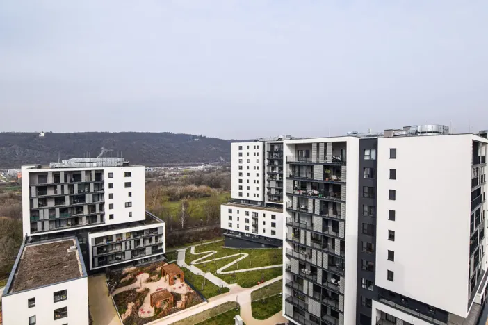 Pronájem bytu 1+kk, Praha - Modřany, Mezi vodami, 41 m2